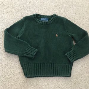 Green Ralph Lauren boys sweater
